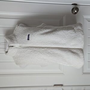 Patagonia White Fleece Vest
